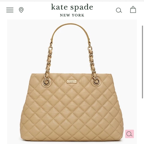 Kate Spade quilted handbag with Matching wallet - Picture 16 of 16